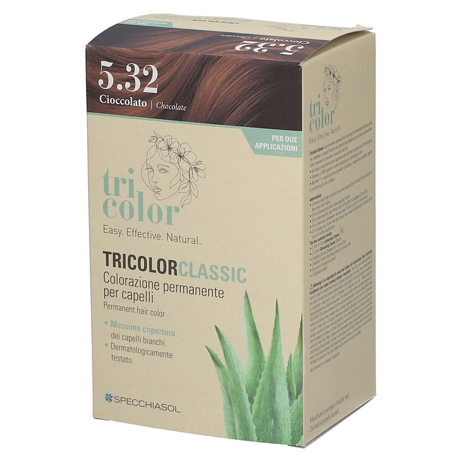 Tricolor Classic 5,32 Cioccolato 2 Tubi 50 Ml + 2 Shaker 50 Ml + 4 Bustine 8 Ml