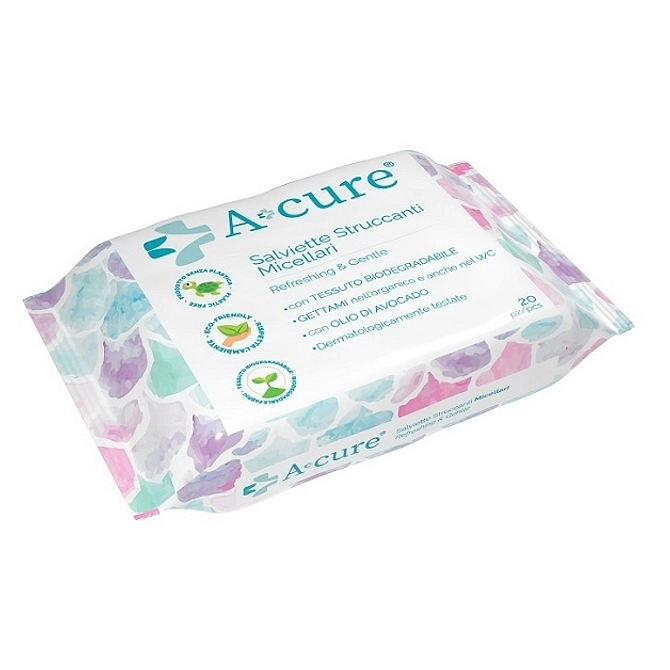 A+Cure Struccante Micellare Pocket Maxi 20 Salviette