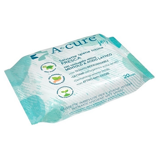A+Cure Igiene Intima Fresca 20 Salviette Pocket Maxi