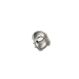 BJT252 ORECCHINI AMBER SPIK STAINLESS STEEL