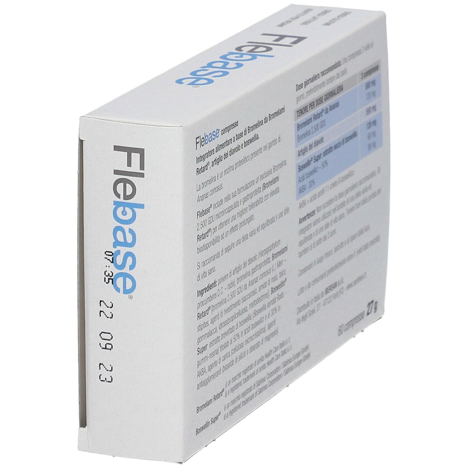 FLEBASE 60 COMPRESSE