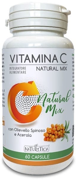 VITAMINA C NATURAL MIX 60 CAPSULE