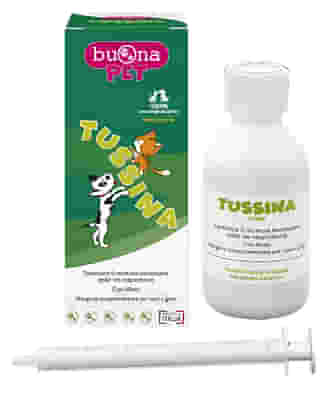 TUSSINA FLACONE CANI E GATTI CON SIRINGA DOSATRICE 100 G BUONAPET