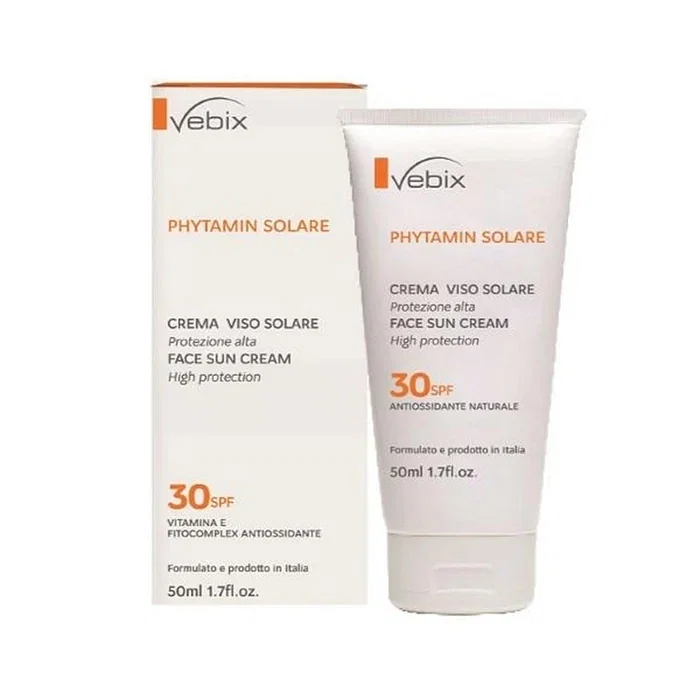 Vebix Phytamin Solare Crema Solare Viso Spf30 50 Ml