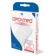 CEROTTI DELICATI CEROXMED CON GARZA DISINFETTANTE IPOALLERGENICI PER PELLI SENSIBILI SUPER 3,8X8CM 12 PEZZI