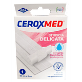 STRISCIA DELICATA CEROXMED CON GARZA DISINFETTANTE IPOALLERGENICA PER PELLI SENSIBILI 50X8CM 1 PEZZO