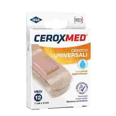 CEROTTI UNIVERSALI CEROXMED CON GARZA DISINFETTANTE MEDI 7X2CM 12 PEZZI