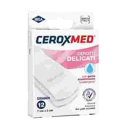 CEROTTI DELICATI CEROXMED CON GARZA DISINFETTANTE PER PELLI SENSIBILI 7X3CM 12 PEZZI