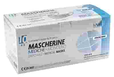 MUNUS MEDICAL MASCHERINA CHIRURGICA IIR 50 PEZZI NERA