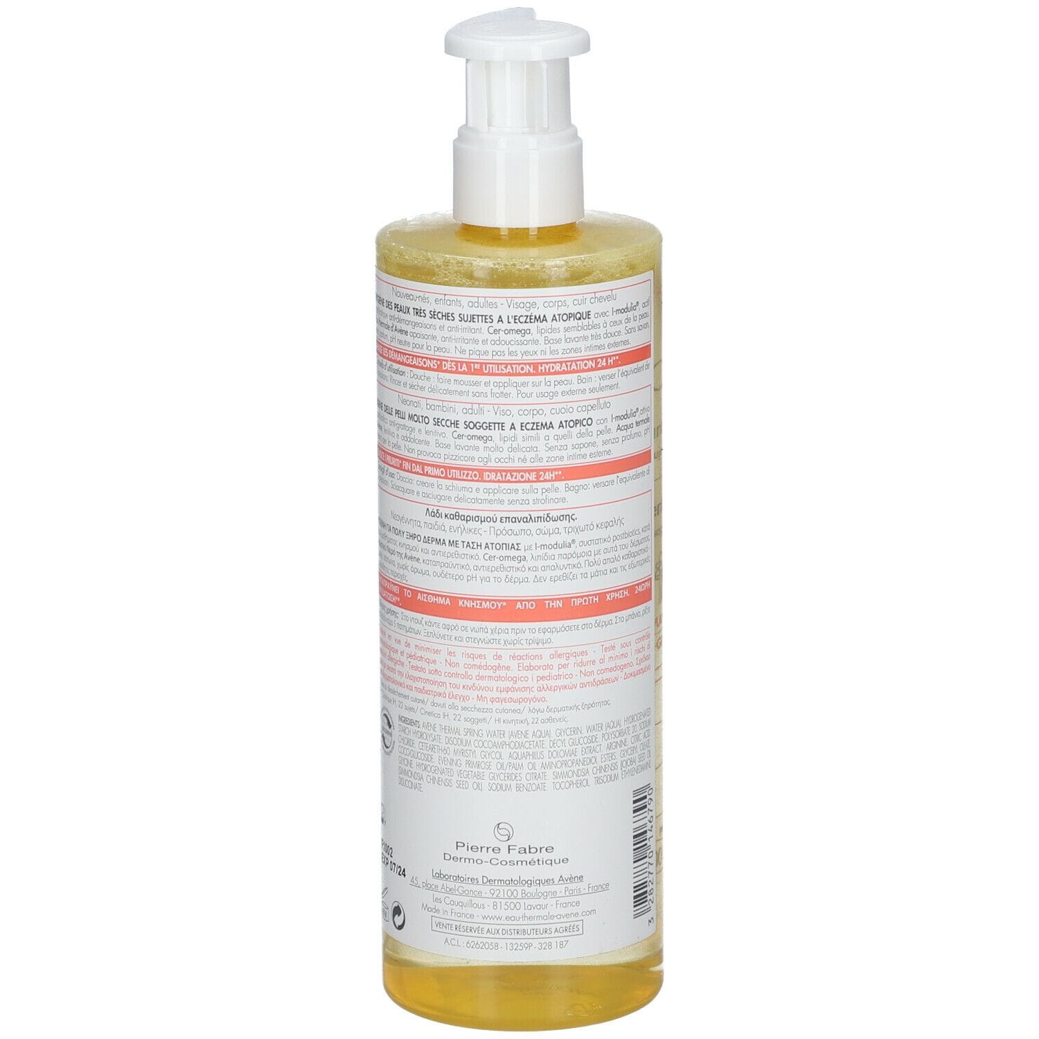 AVENE XERACALM A D OLIO DETERGENTE 400 ML NUOVA FORMULA