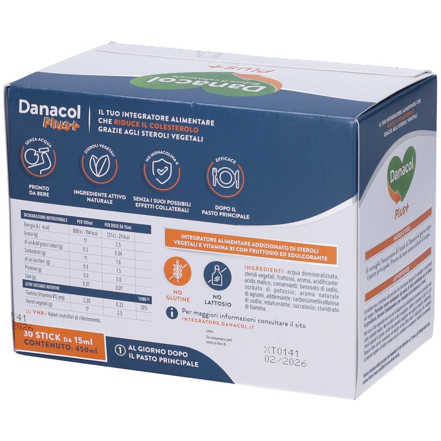 DANACOL PLUS+ 30 STICKGEL