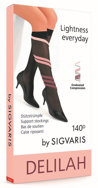 SIGVARIS DELILAH 140 DENARI FLAT GAMBALETTO SKIN 2