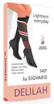 SIGVARIS DELILAH 140 DENARI FLAT GAMBALETTO SKIN 2