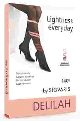 SIGVARIS DELILAH 140 DENARI MESH COLLANT MATERNA NERO 2