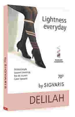 SIGVARIS DELILAH 70 DENARI FLAT COSCIA BRONZO 4