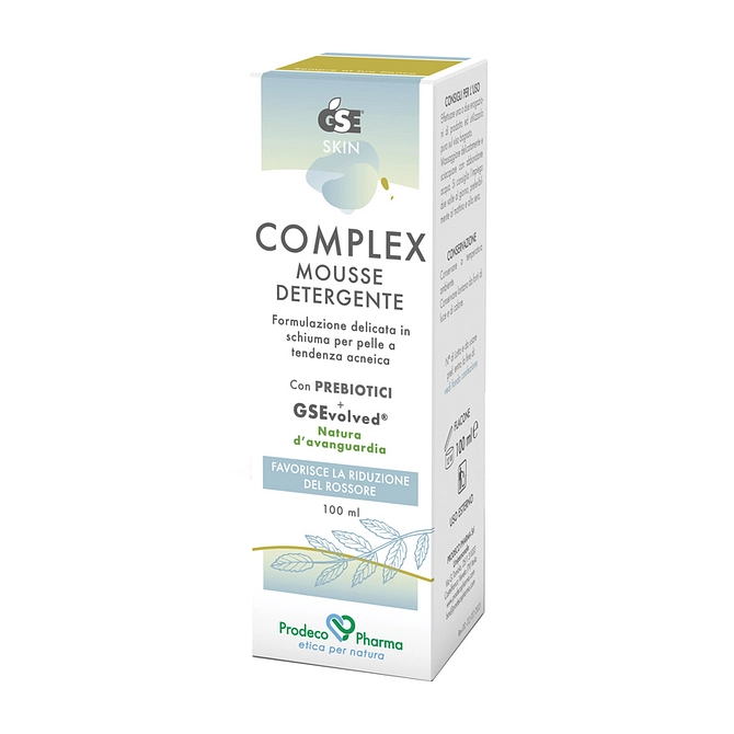 Gse Skin Complex Mousse Detergente Pelle A Tendenza Acneica 100 Ml