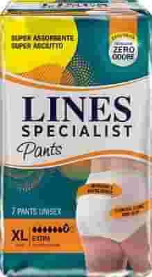 PANNOLONE MUTANDINA LINES SPECIALIST UNISEX EXTRA XL 7 PEZZI