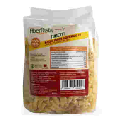 FIBERPASTA TUBETTI DA BRODO SENZA UOVO A BASSO INDICE GLICEMICO 400 G