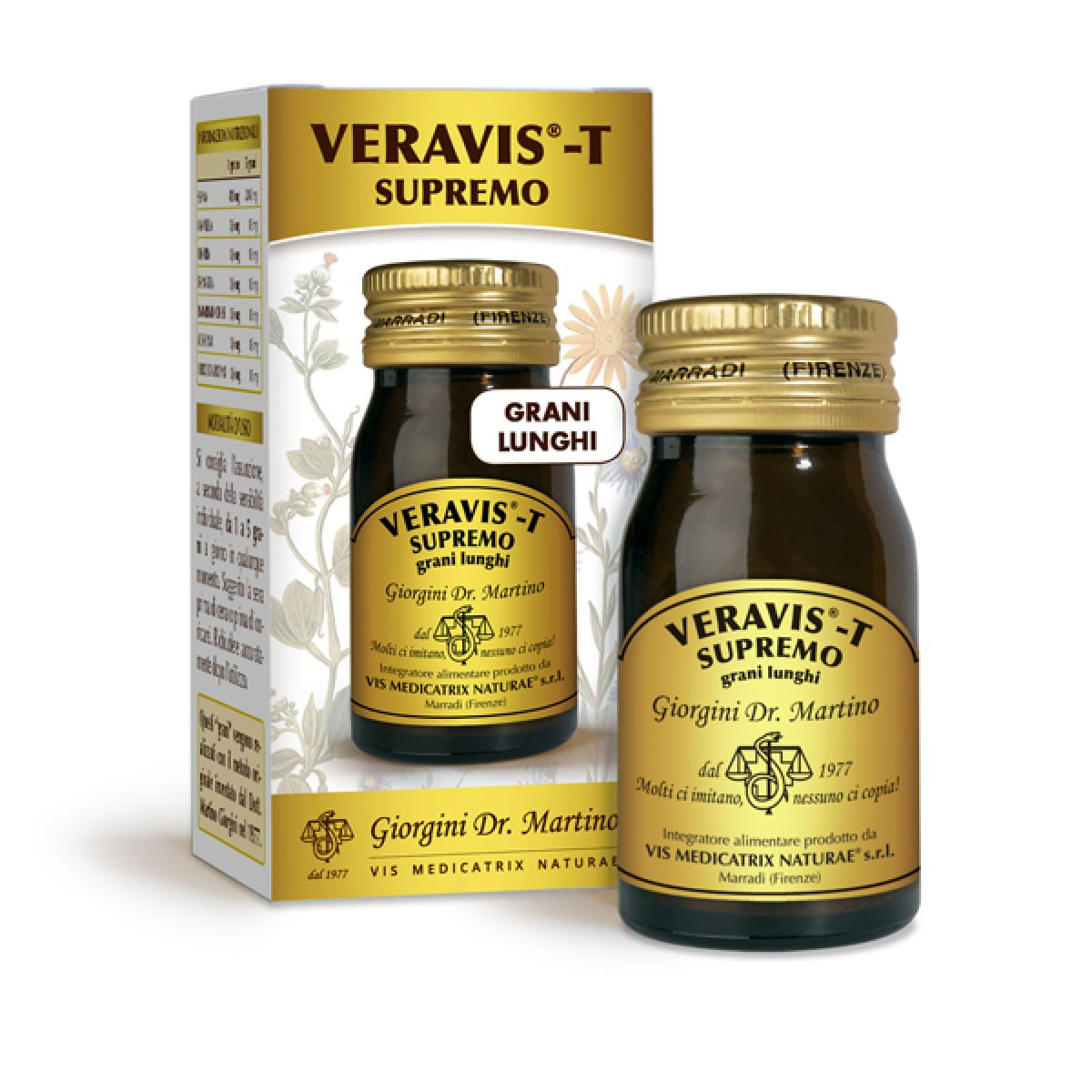 COFANETTO VERAVIS T SUPREMO GRANI LUNGHI 45 ANNIVERSARIO 30 G + 90 G