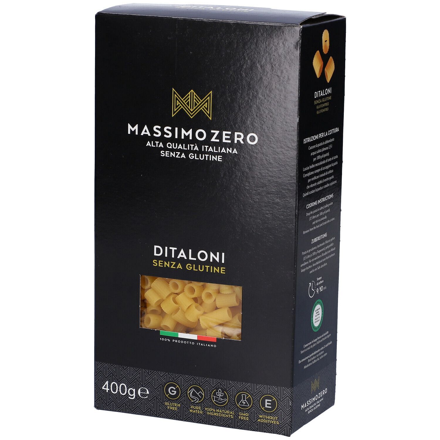 Massimo Zero Ditaloni Mais Riso 400 G