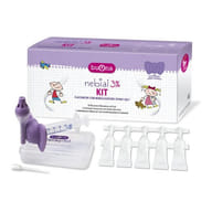 NEBIAL 3% KIT 20 FLACONCINI MONODOSE 5ML SOLUZIONE IPERTONICA CON ACIDO IALURONICO + NEBULIZZATORE SPRAY-SOL