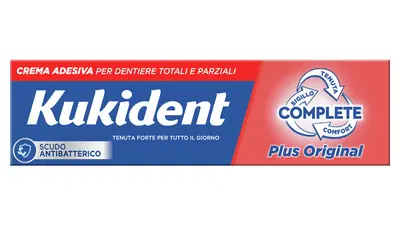 KUKIDENT PLUS ORIGINAL CREMA ADESIVA DENTIERE 40 G KUKIDENT PLUS ORIGINAL CREMA ADESIVA DENTIERE 40 G