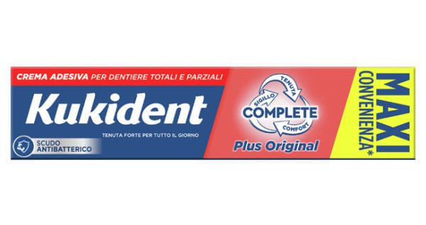 KUKIDENT PLUS ORIGINAL CREMA ADESIVA DENTIERE 65 G