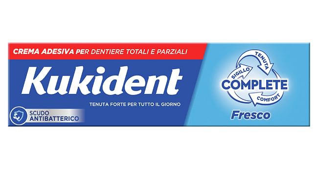 Kukident Fresco Crema Adesiva Dentiere 40 G