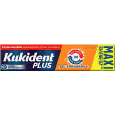 KUKIDENT PLUS DOPPIA AZIONE TENUTA INSUPERABILE CREMA ADESIVA DENTIERE 65 G