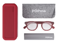 POPME GLASSES CHERRY RED +1