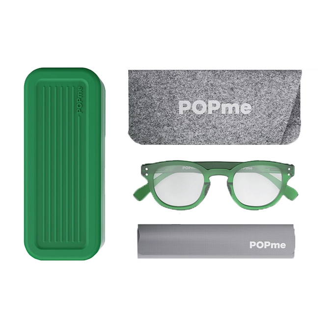 Popme Glasses Forest Green +1