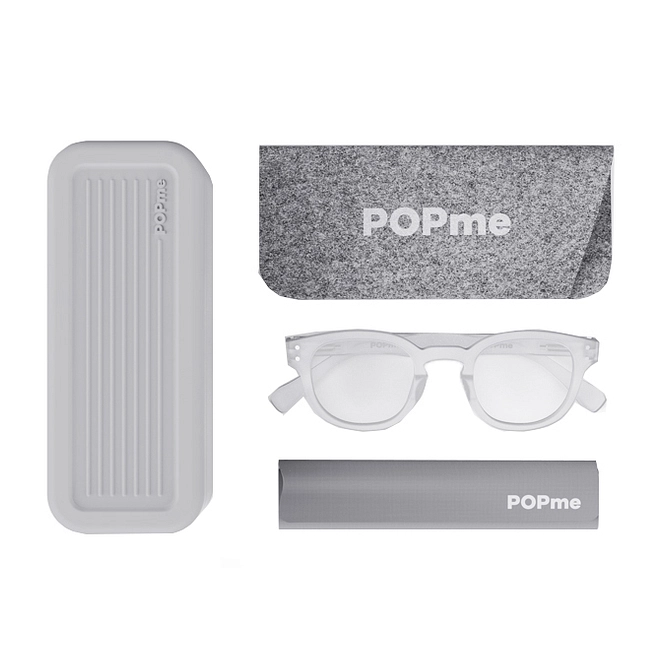 Popme Glasses Ice White +2