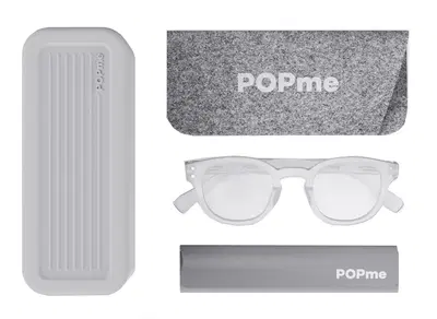 POPME GLASSES ICE WHITE +3 POPME GLASSES ICE WHITE +3