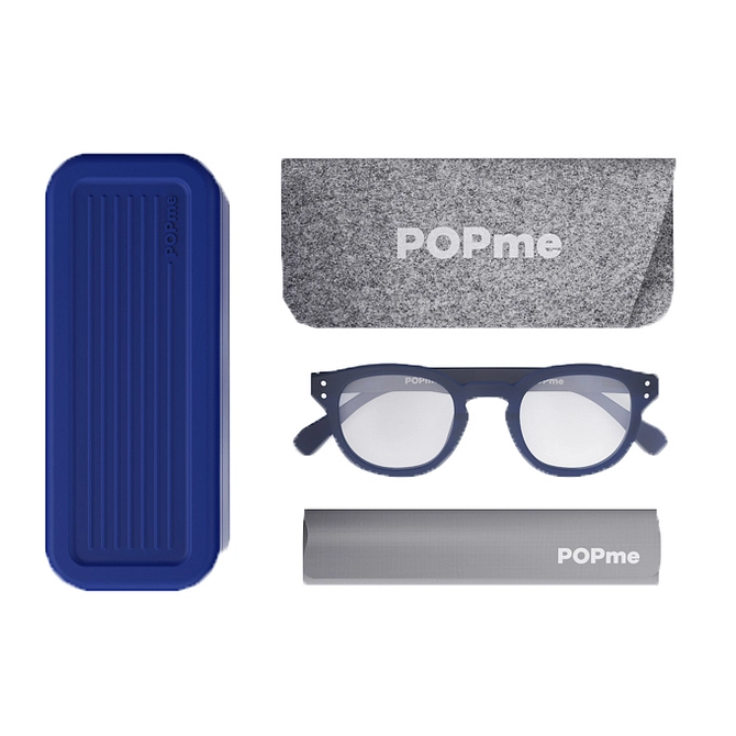 Popme Glasses Ocean Blue +3
