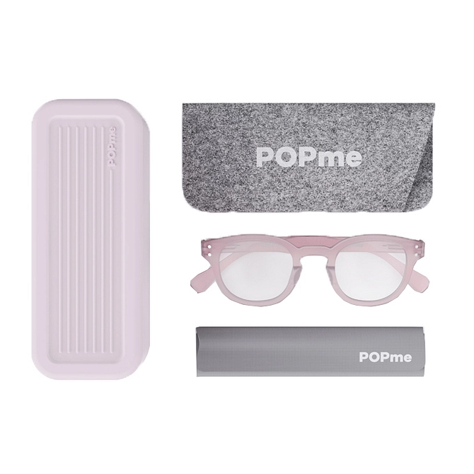 Popme Glasses Rose Pearl +2