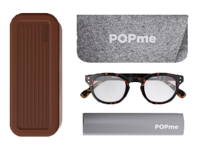 POPME GLASSES TORTOISE +2