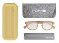 POPME GLASSES YELLOW PEACH +1,5