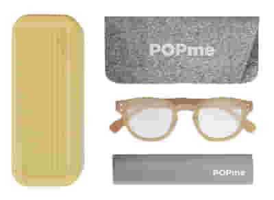POPME GLASSES YELLOW PEACH +2 POPME GLASSES YELLOW PEACH +2
