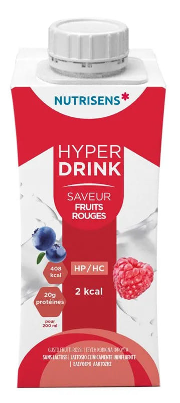 HYPERDRINK 2KCAL FRUTTI ROSSI 4X200 ML