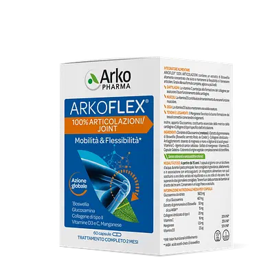 ARKOFLEX 100% ARTICOLAZIONI 60 CAPSULE ARKOFLEX 100% ARTICOLAZIONI 60 CAPSULE