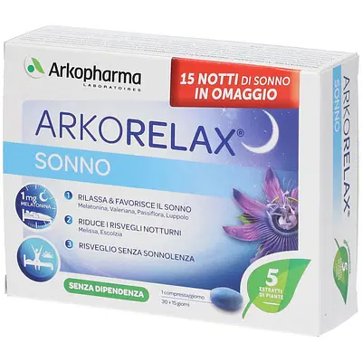 ARKORELAX SONNO 30+15 CAPSULE ARKORELAX SONNO 30+15 CAPSULE