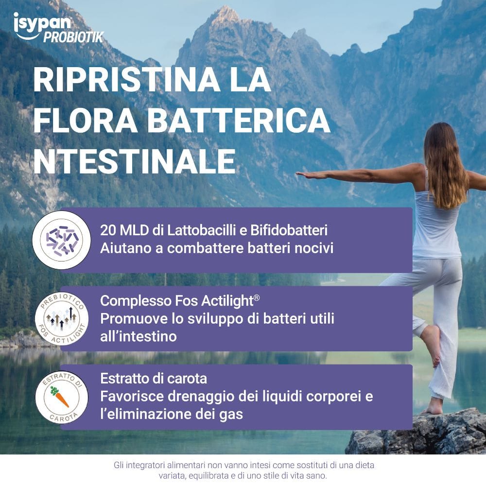ISYPAN® PROBIOTIK FERMENTI LATTICI -12 BUSTINE OROSOLUBILI
