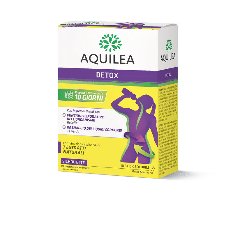 Aquilea Detox 10 Stick Da 15 Ml