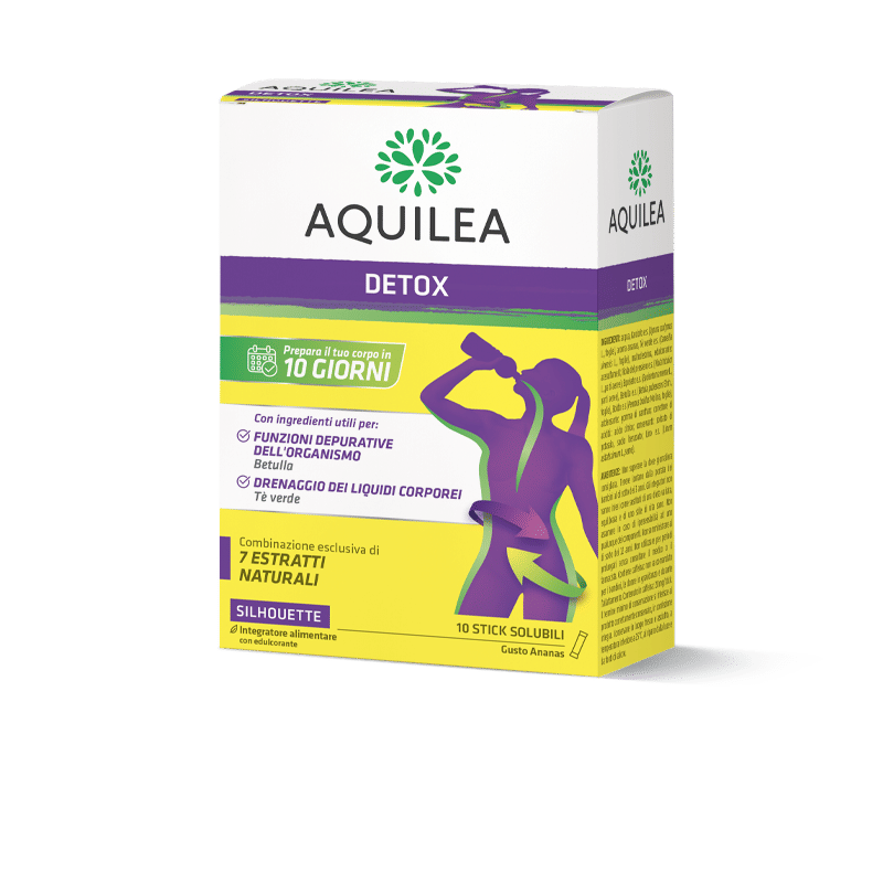 AQUILEA DETOX 10 STICK DA 15 ML CON EDULCORANTI
