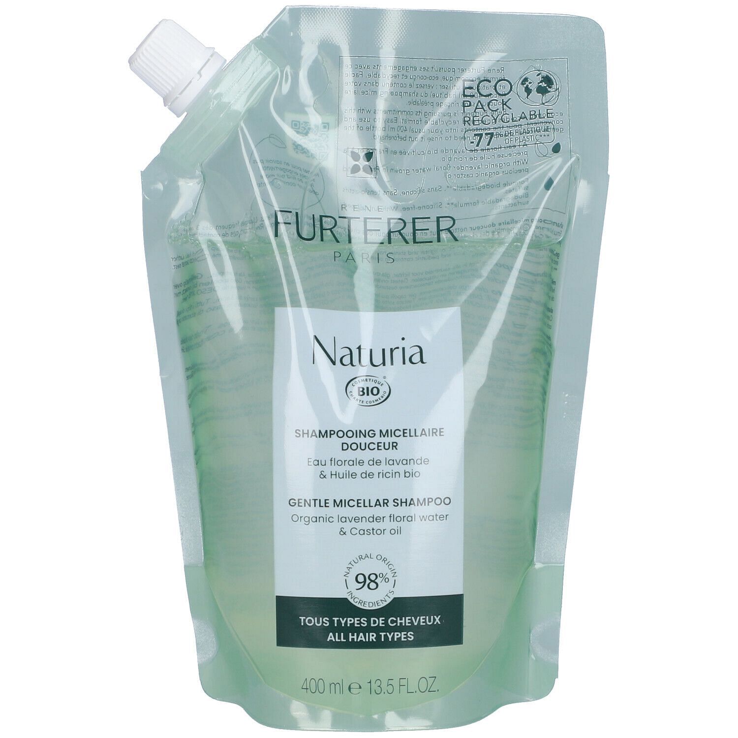 Naturia Shampoo Eco Ricarica 400 Ml