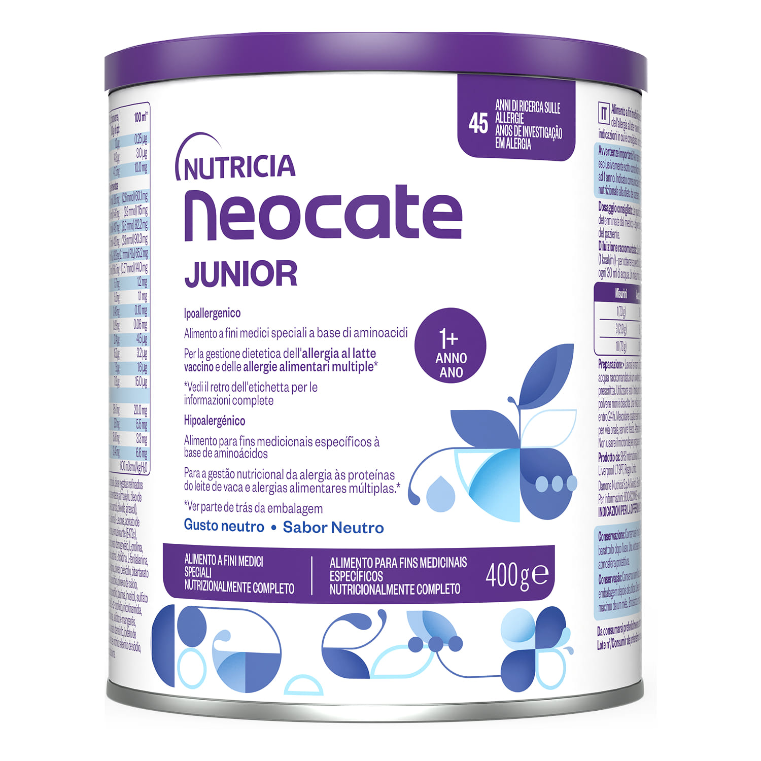 NEOCATE JUNIOR 400 G | 1000Farmacie