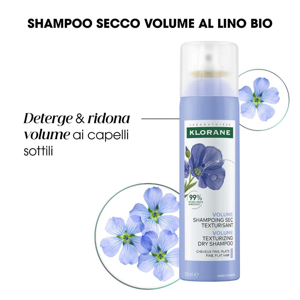 KLORANE SHAMPOO SECCO LINO 150 ML
