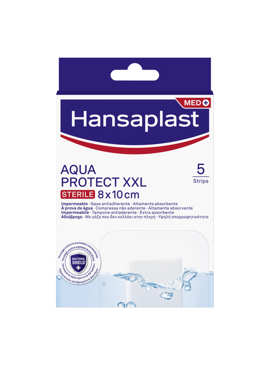 CEROTTO HANSAPLAST AQUA PROTECT XXL 8X10 CM 5 PEZZI