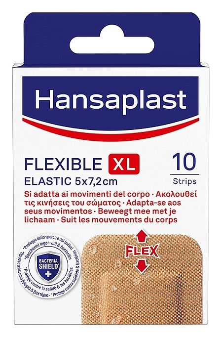 Cerotto Hansaplast Elastic Ginocchia&Gomiti 10 Pezzi