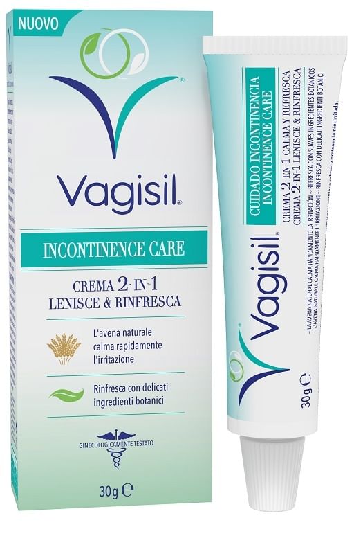 Vagisil Incontinence Care Crema 2 In1 Lenisce & Rinfresca 30 G